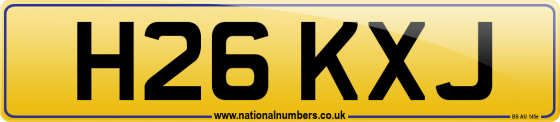 H26 KXJ