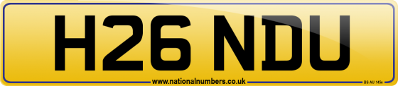 H26 NDU