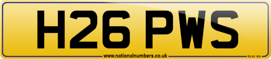 H26 PWS