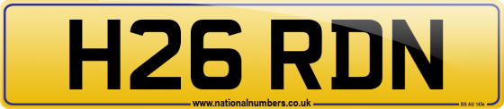 H26 RDN