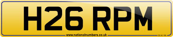 H26 RPM
