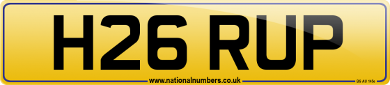 H26 RUP