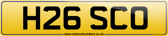 H26 SCO
