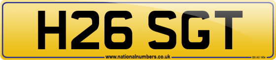 H26 SGT