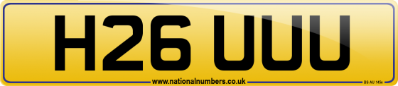 H26 UUU