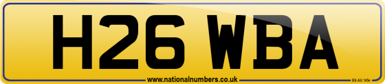 H26 WBA