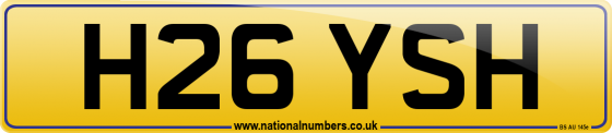 H26 YSH
