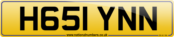 H651 YNN