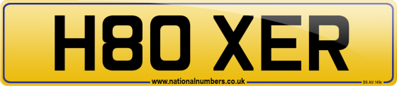 H80 XER