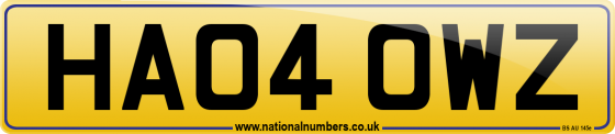 HA04 OWZ