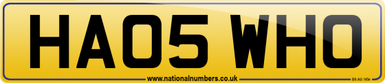 HA05 WHO