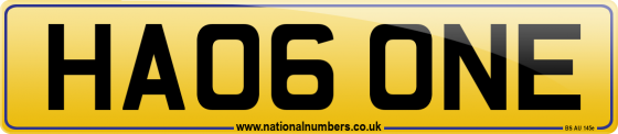 HA06 ONE