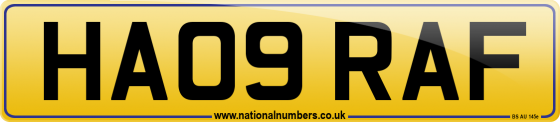 HA09 RAF