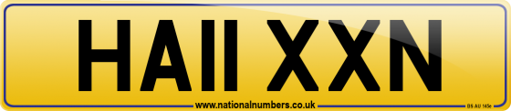 HA11 XXN