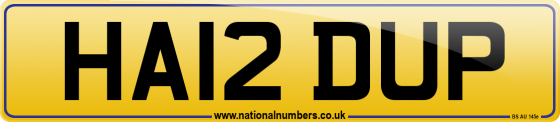 HA12 DUP