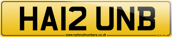 HA12 UNB