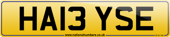 HA13 YSE