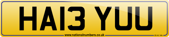 HA13 YUU