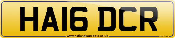 HA16 DCR