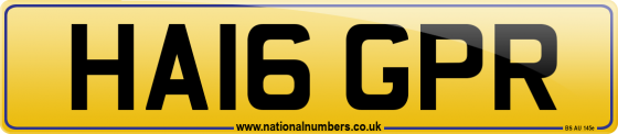 HA16 GPR