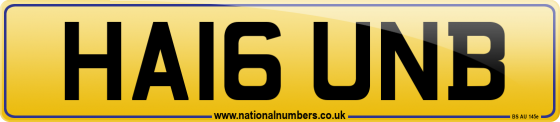 HA16 UNB