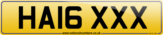 HA16 XXX