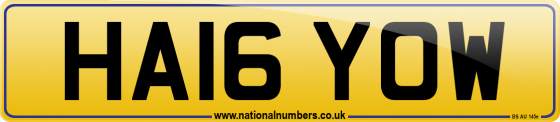 HA16 YOW