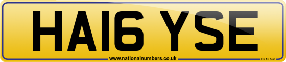 HA16 YSE