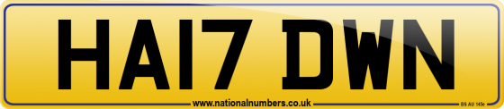 HA17 DWN