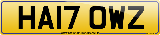 HA17 OWZ