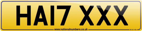 HA17 XXX