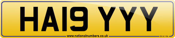 HA19 YYY