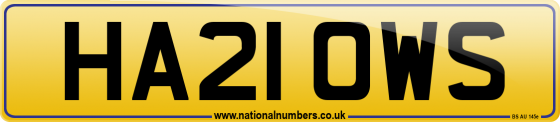 HA21 OWS