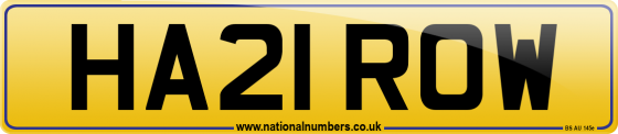HA21 ROW