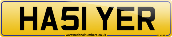 HA51 YER