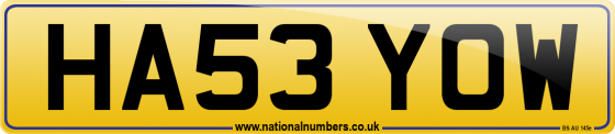 HA53 YOW