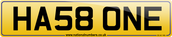 HA58 ONE