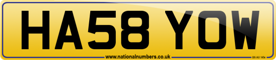 HA58 YOW