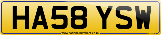 HA58 YSW