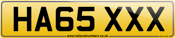 HA65 XXX