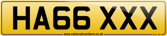 HA66 XXX