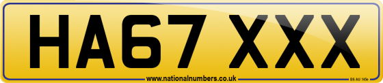 HA67 XXX