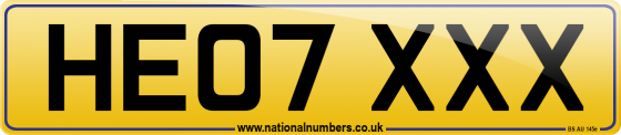 HE07 XXX