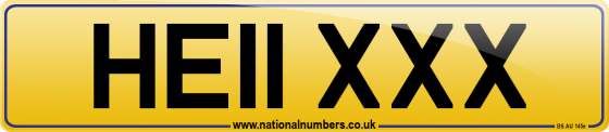 HE11 XXX
