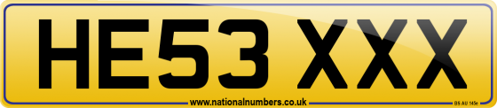 HE53 XXX