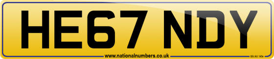 HE67 NDY