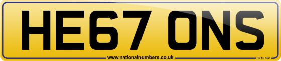 HE67 ONS