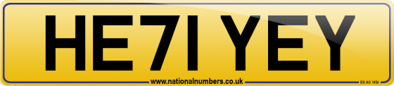 HE71 YEY