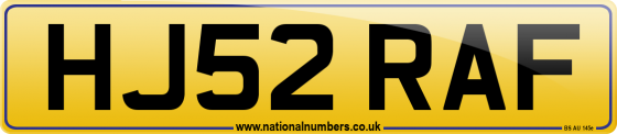 HJ52 RAF