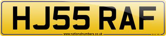 HJ55 RAF